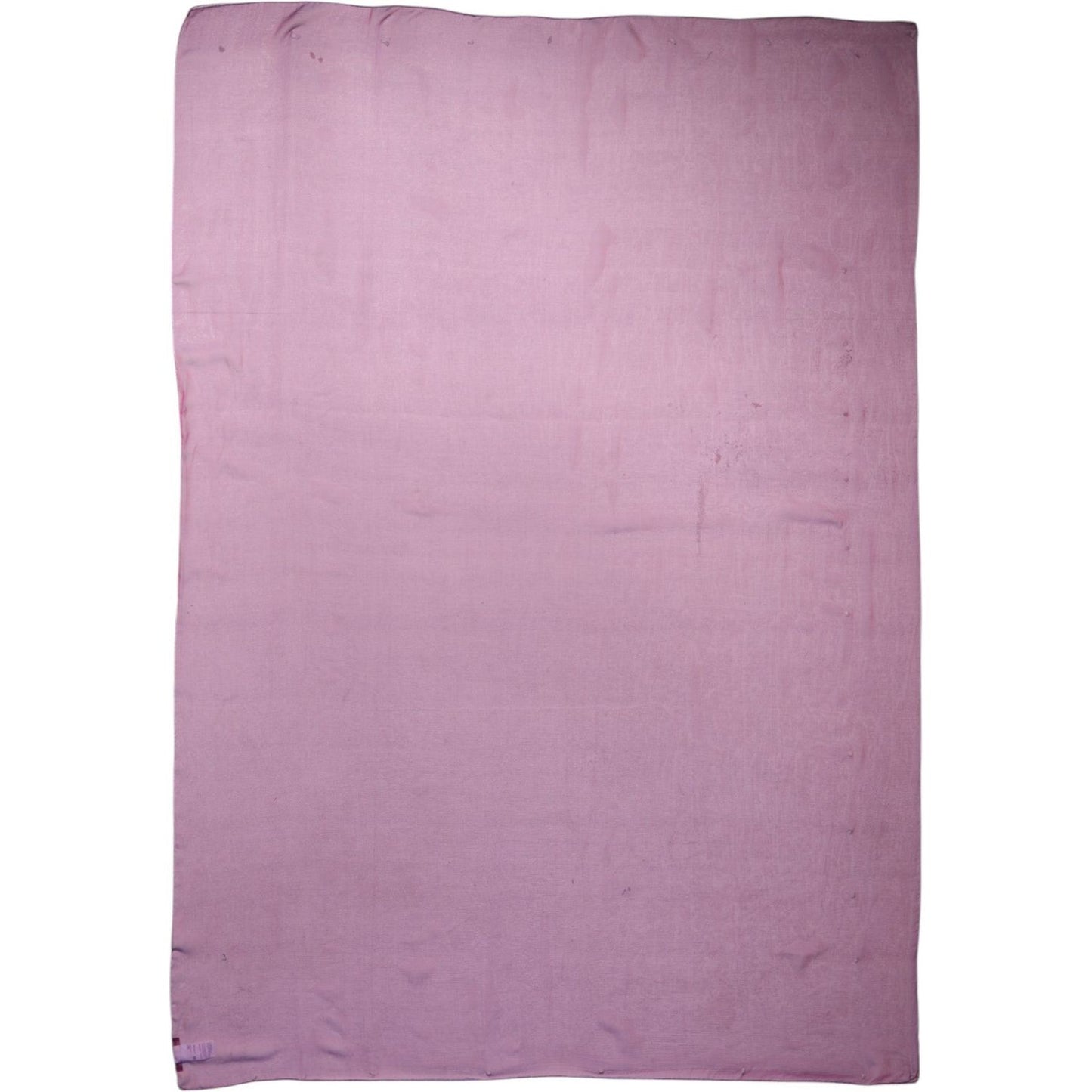 Dolce & Gabbana Purple Silk Rectangle Wrap Shawl Scarf Dolce & Gabbana Rosy Brown