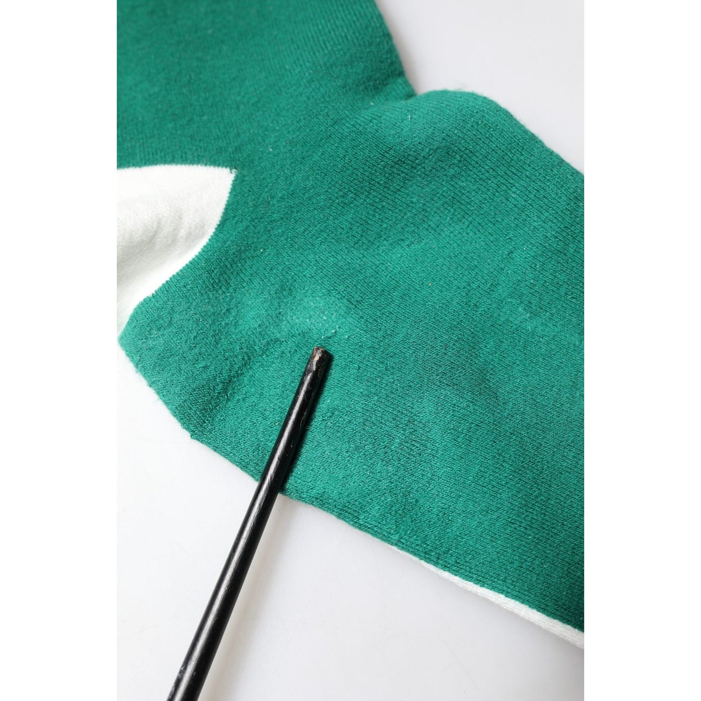 Dolce & Gabbana Multicolor Cotton DG Logo Patch Mid Calf Socks Dolce & Gabbana Sea Green