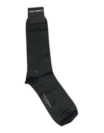 Dolce & Gabbana Black Polka Dots Cotton Mid Calf Socks SCS2200-L