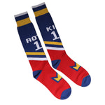 Dolce & Gabbana Multicolor Cotton Stretch Over Calf Socks SCS2257-M
