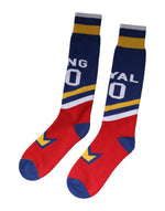 Dolce & Gabbana Multicolor Cotton Stretch Over Calf Socks SCS2257-M