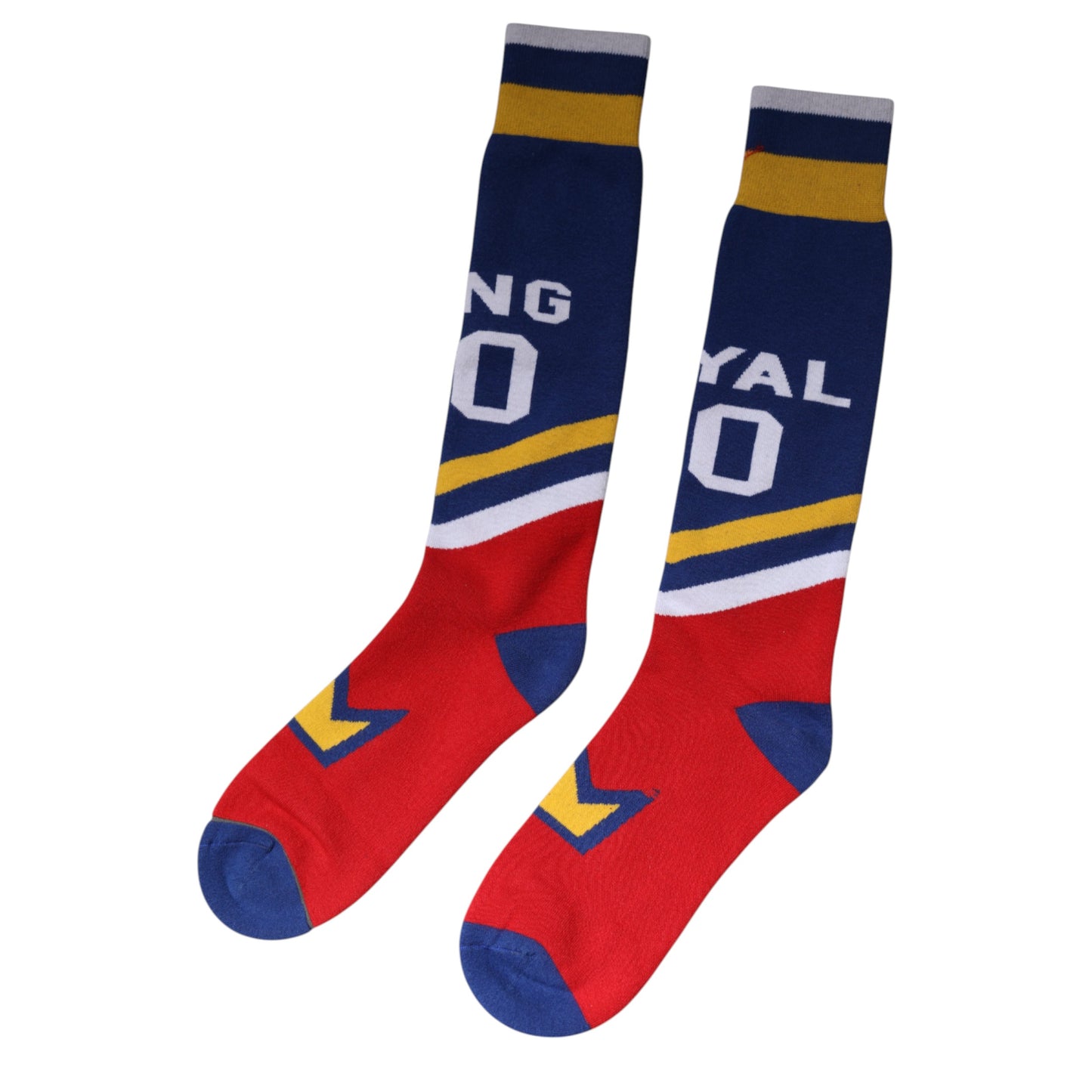 Dolce & Gabbana Multicolor Cotton Stretch Over Calf Socks SCS2257-M