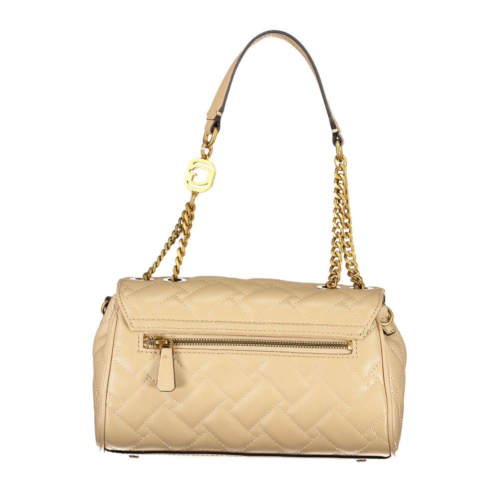 Guess Jeans Beige Polyethylene Handbag Guess Jeans Tan