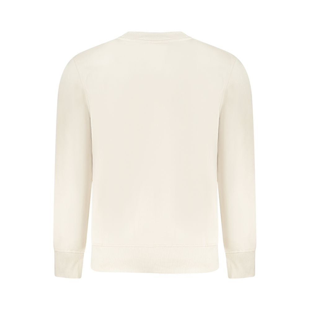 Calvin Klein Beige Cotton Men Sweater Calvin Klein Beige