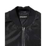 Dolce & Gabbana Black Long Sleeves Full Zip Bomber Jacket JKT4134-56
