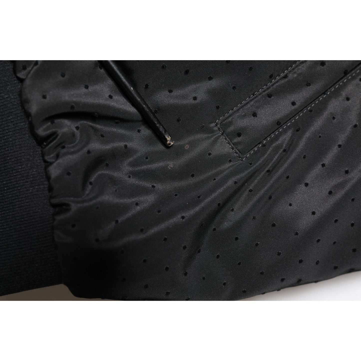Dolce & Gabbana Black Long Sleeves Full Zip Bomber Jacket JKT4134-56