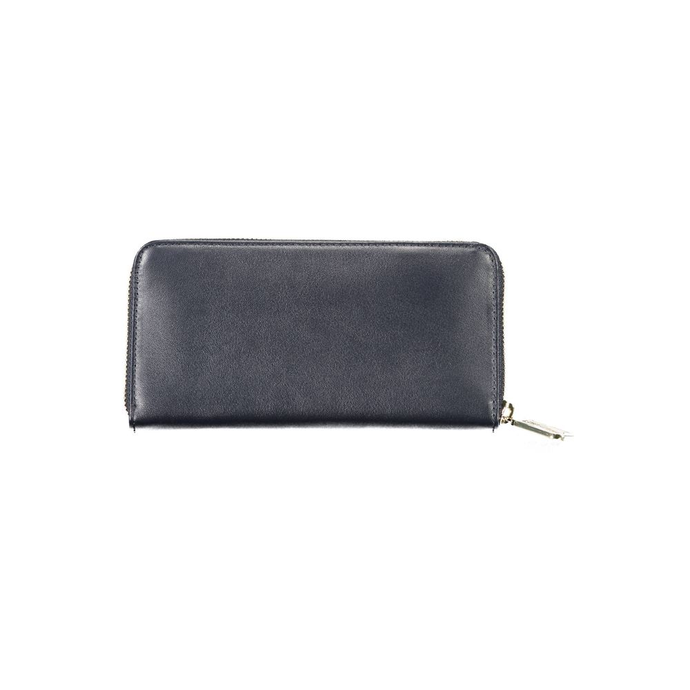 Tommy Hilfiger Blue Leather Women Wallet Tommy Hilfiger Dark Slate Gray