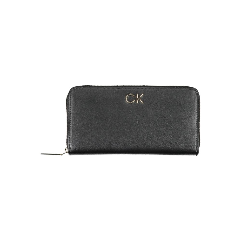 Calvin Klein Black Polyethylene Women Wallet Calvin Klein Dark Slate Gray