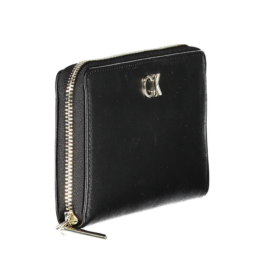 Calvin Klein Black Polyethylene Women Wallet Calvin Klein Dark Slate Gray