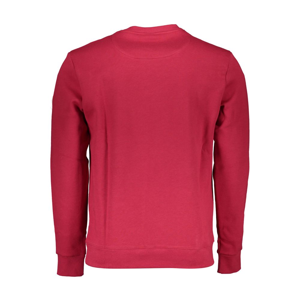 North Sails Red Cotton Men Sweater North Sails Maroon