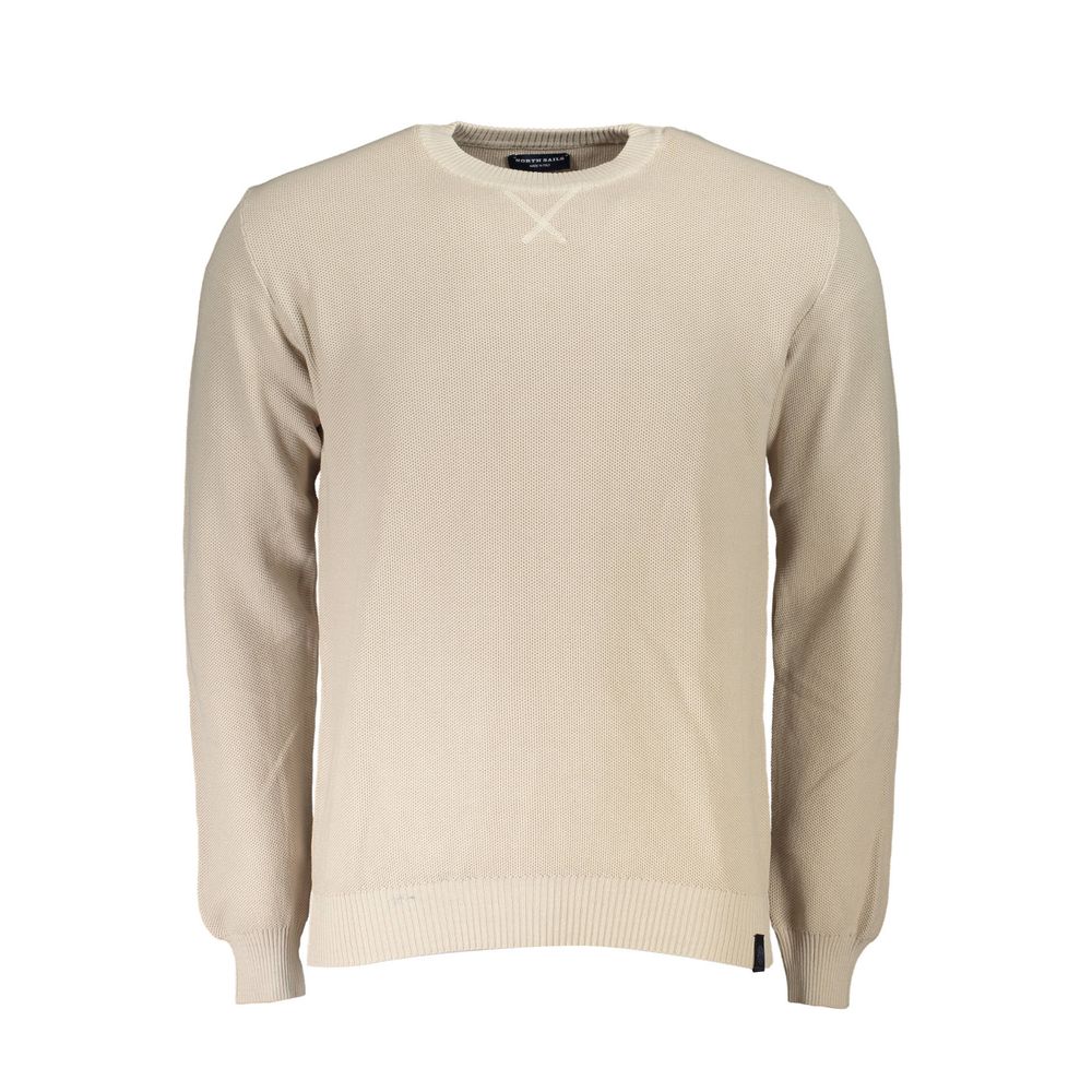 North Sails Beige Cotton Men Sweater North Sails Gray