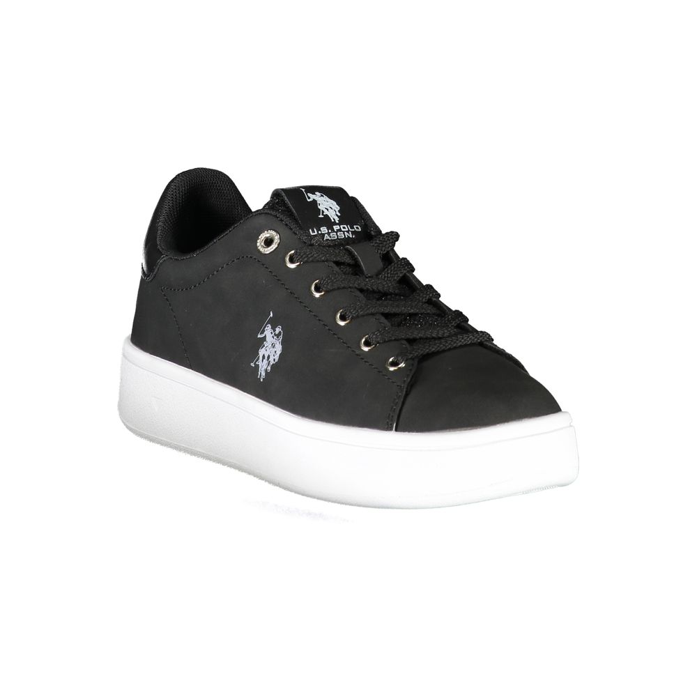 U.S. POLO ASSN. Black Polyester Women Sneaker U.S. POLO ASSN. Dark Slate Gray