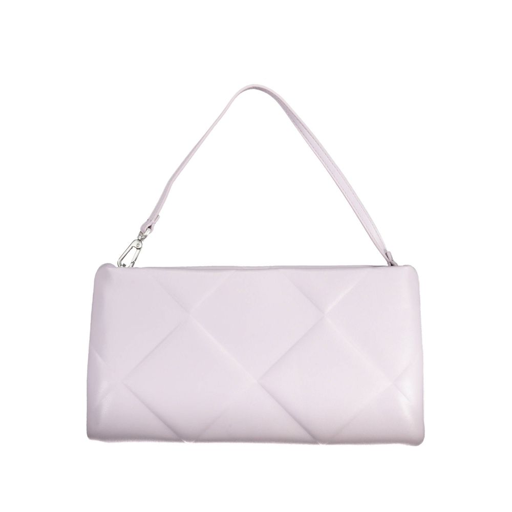 Calvin Klein Purple Polyester Handbag Calvin Klein Light Gray