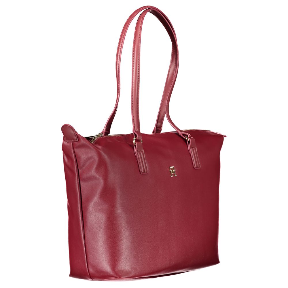 Tommy Hilfiger Pink Polyester Women Handbag Tommy Hilfiger Brown