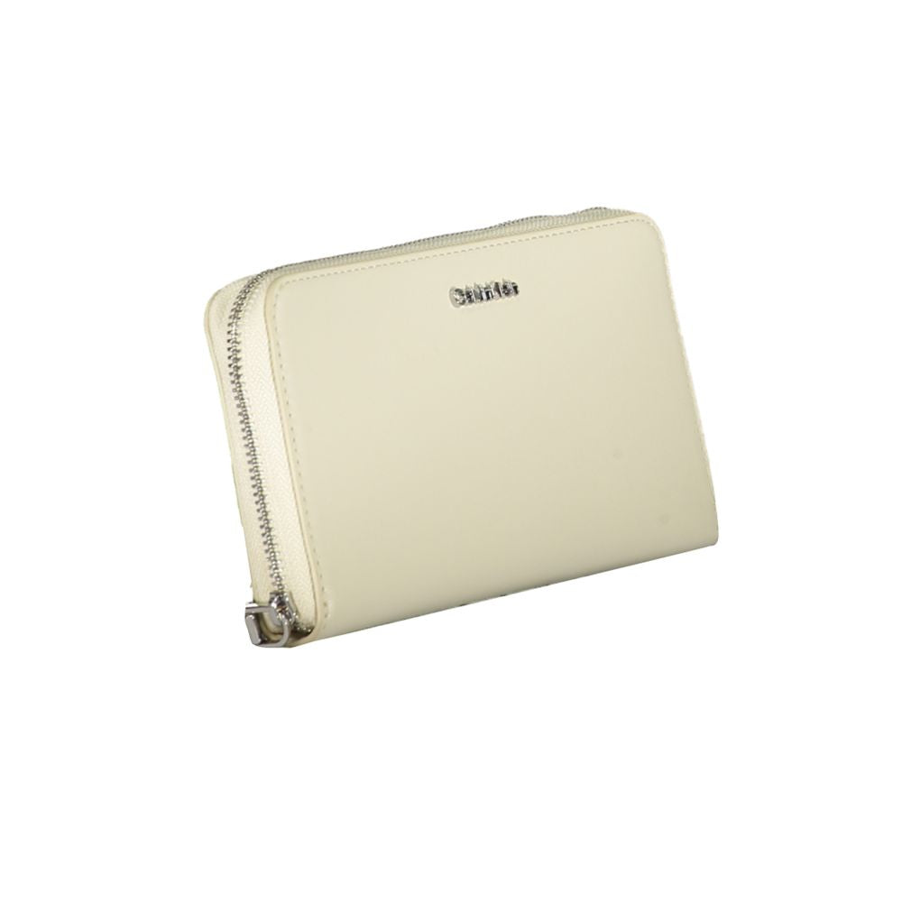 Calvin Klein Beige Polyethylene Wallet Calvin Klein Light Gray