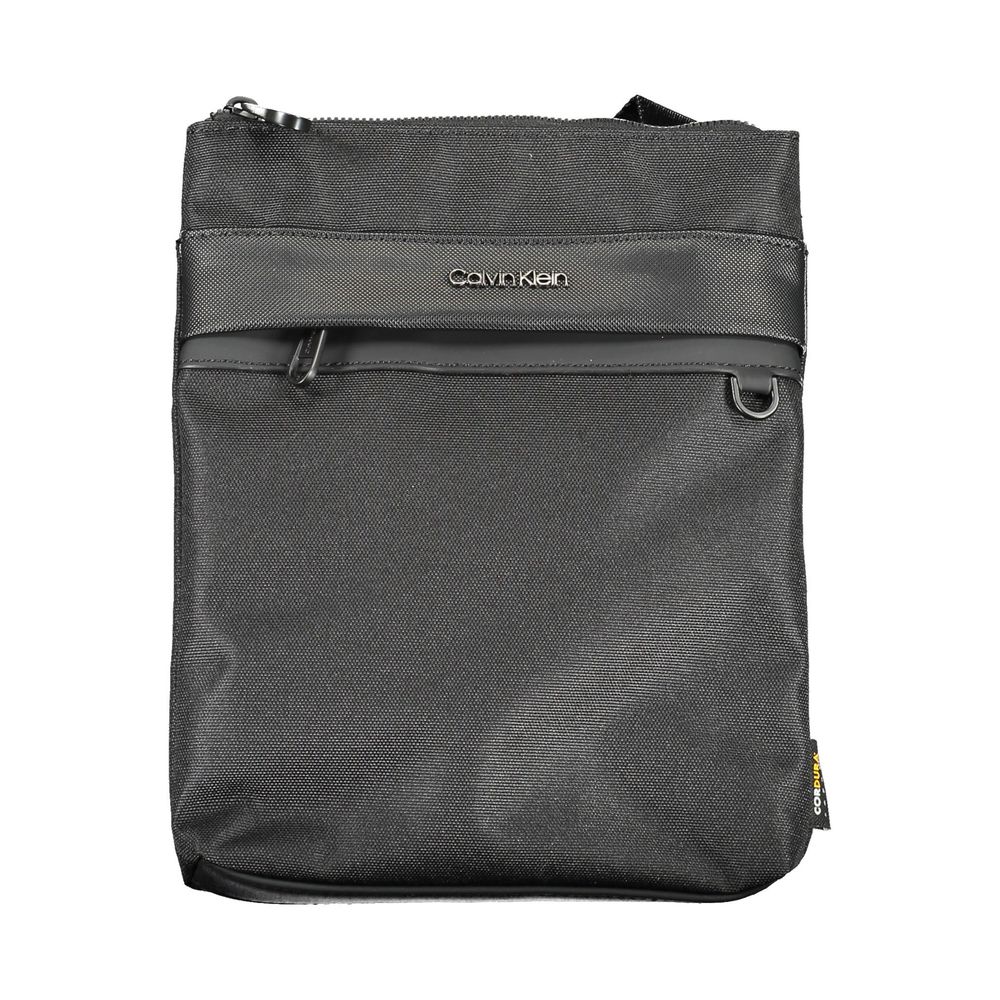Calvin Klein Black Polyester Men Shoulder Bag Calvin Klein Dark Slate Gray
