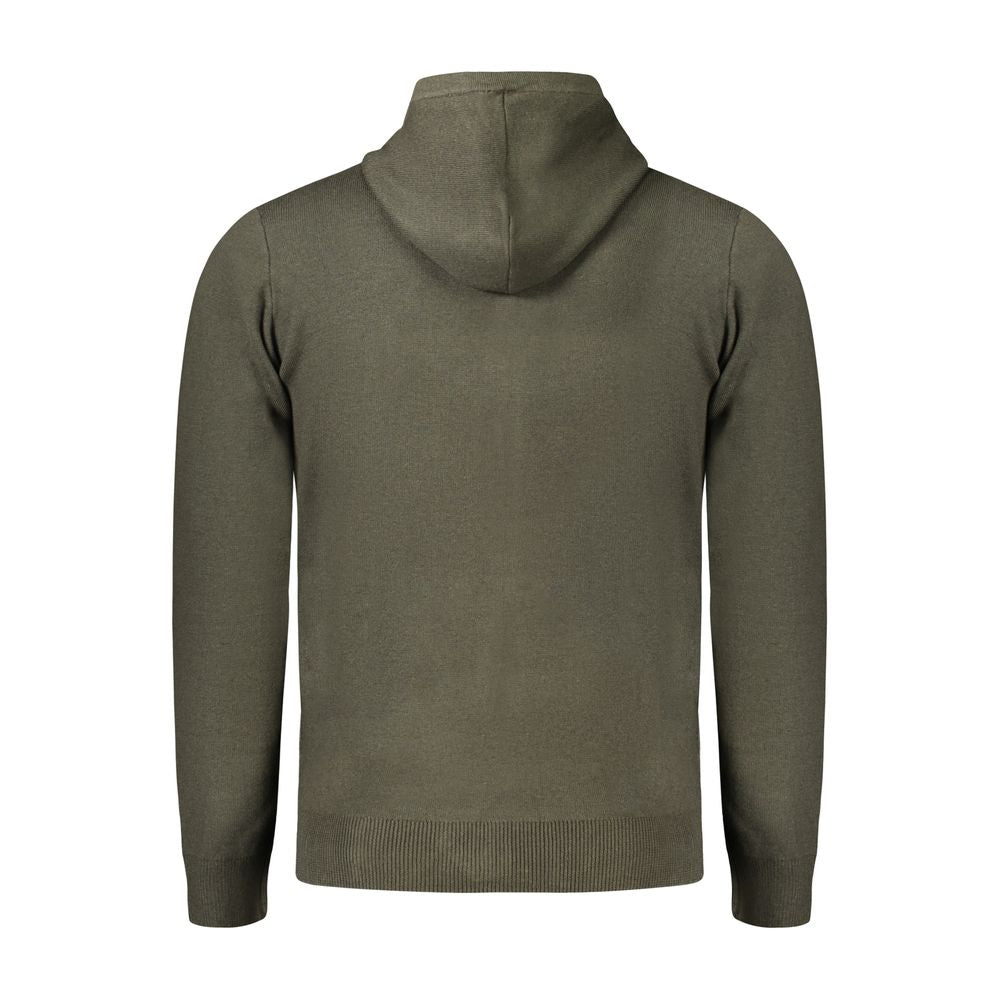 Norway 1963 Green Polyamide Men Cardigan Norway 1963 Dark Olive Green