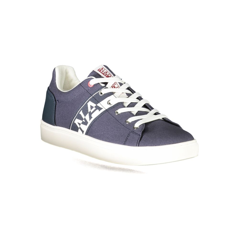 Napapijri Blue Polyester Sneaker Napapijri Light Gray