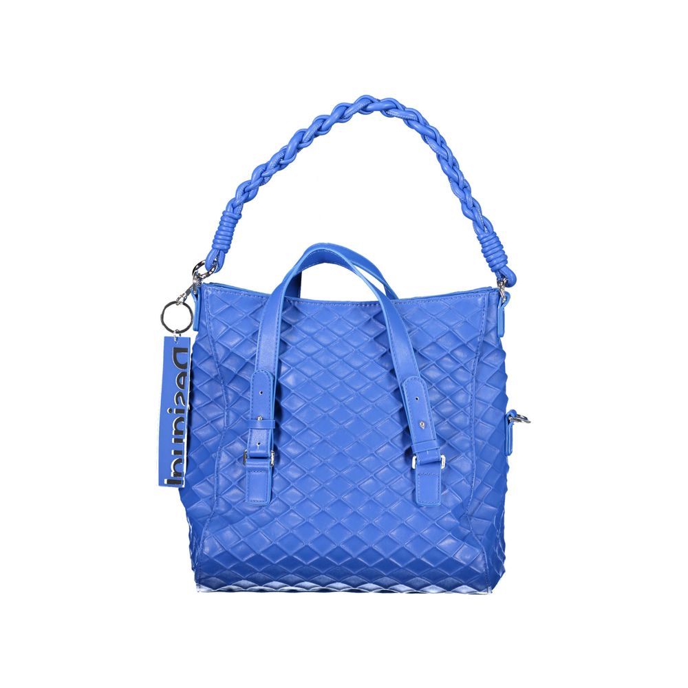 Desigual Blue Polyethylene Women Handbag Desigual Royal Blue