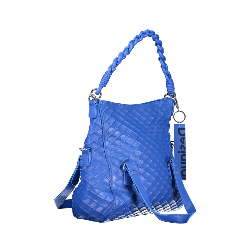 Desigual Blue Polyethylene Women Handbag Desigual Steel Blue