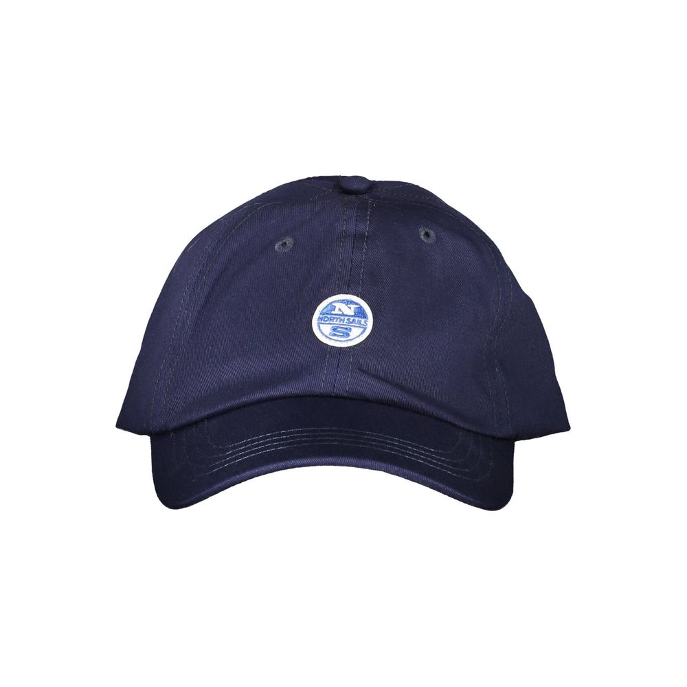 North Sails Blue Cotton Men Cap North Sails Dark Slate Gray