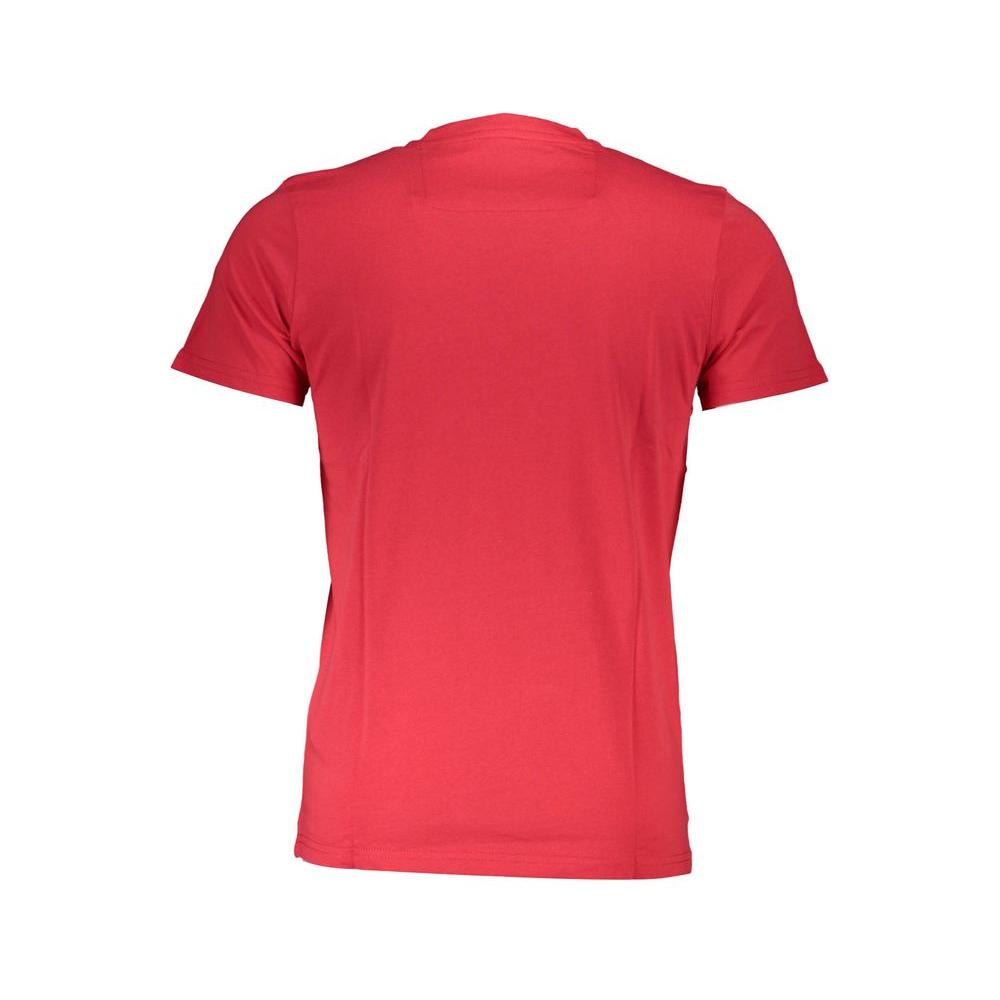 Cavalli Class Red Cotton T-Shirt Cavalli Class Maroon