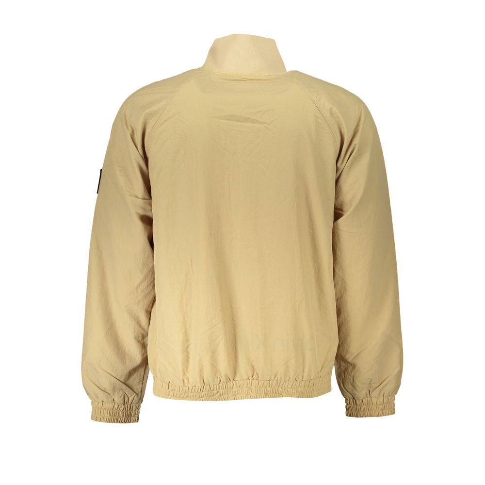 Calvin Klein Beige Long Sleeved Sports Jacket Calvin Klein Tan