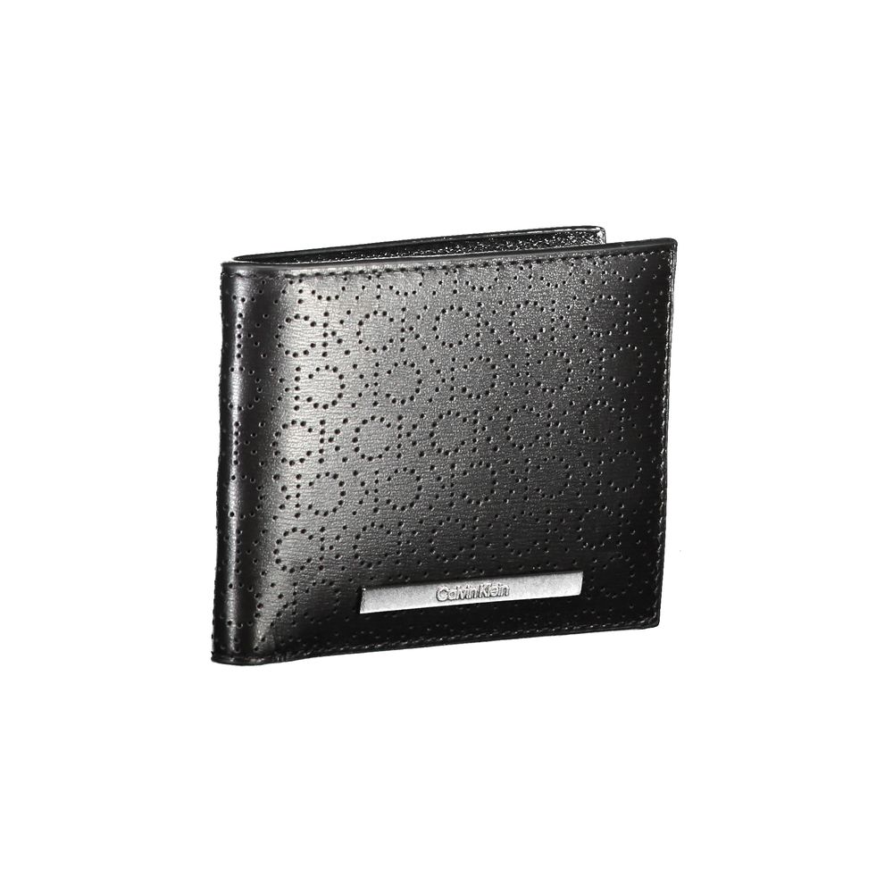 Calvin Klein Black Leather Wallet Calvin Klein Dark Slate Gray