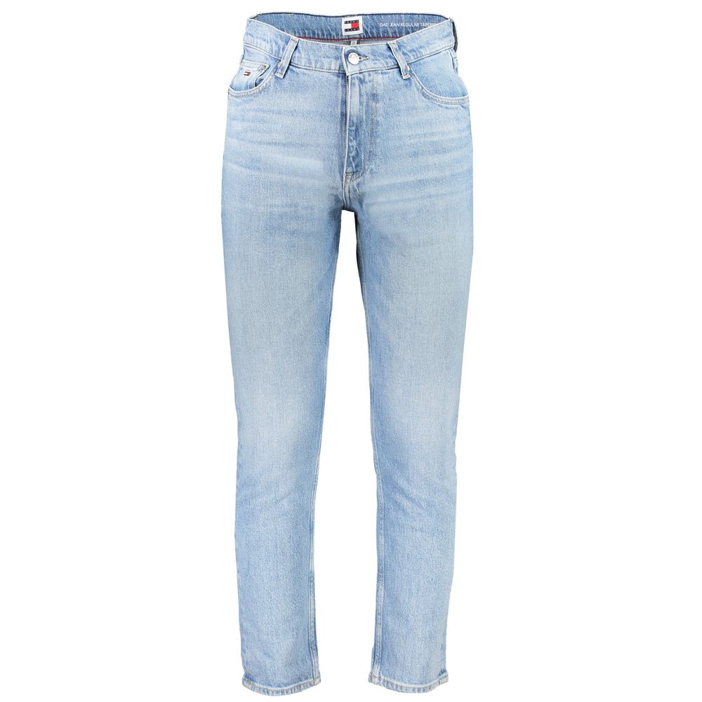 Tommy Hilfiger Light Blue Cotton Jeans & Pant Tommy Hilfiger Light Steel Blue