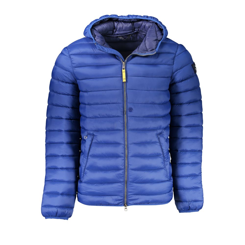 Armata Di Mare Blue Polyamide Men Jacket Armata Di Mare Steel Blue