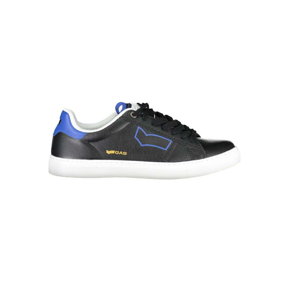 Gas Black Polyester Sneaker Gas Lavender