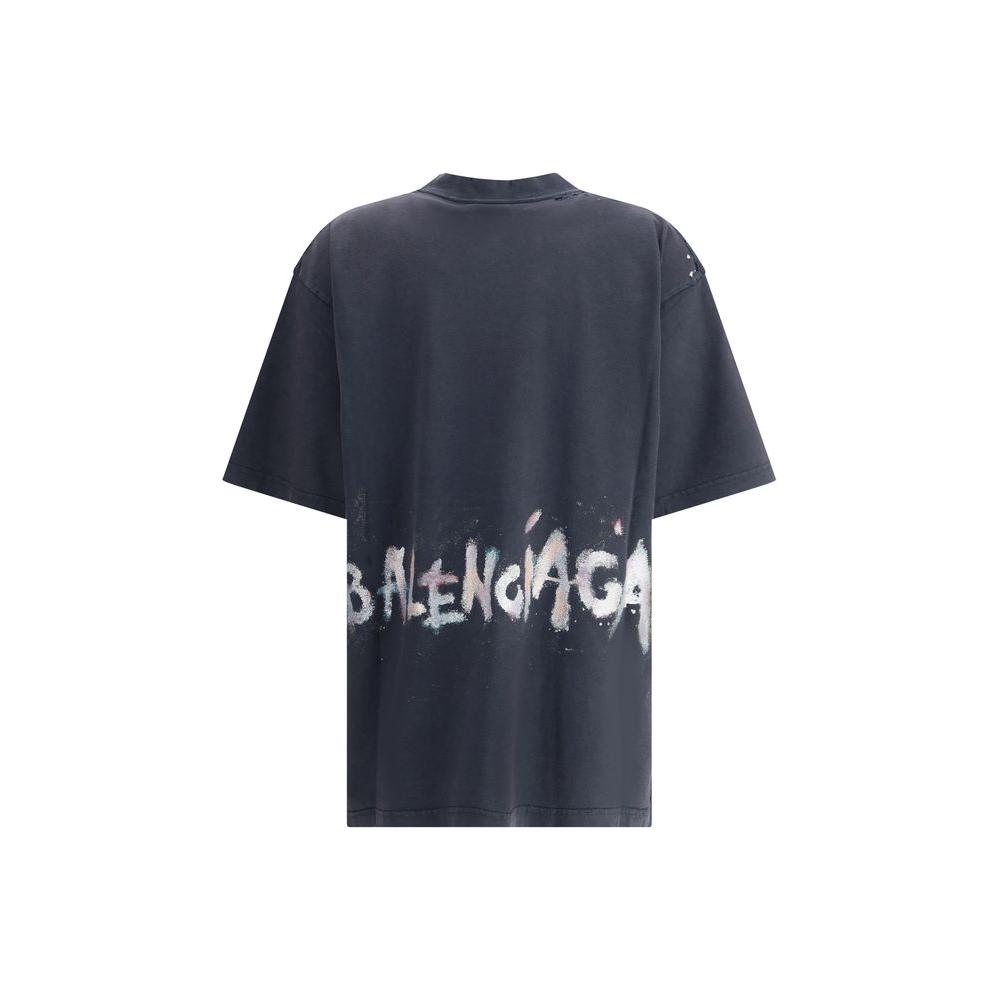 Balenciaga Oversized T-Shirt Balenciaga Dark Slate Gray