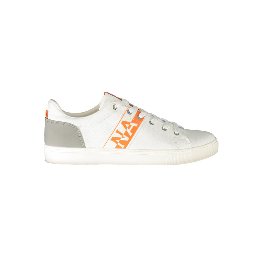 Napapijri White Polyester Sneaker Napapijri Beige