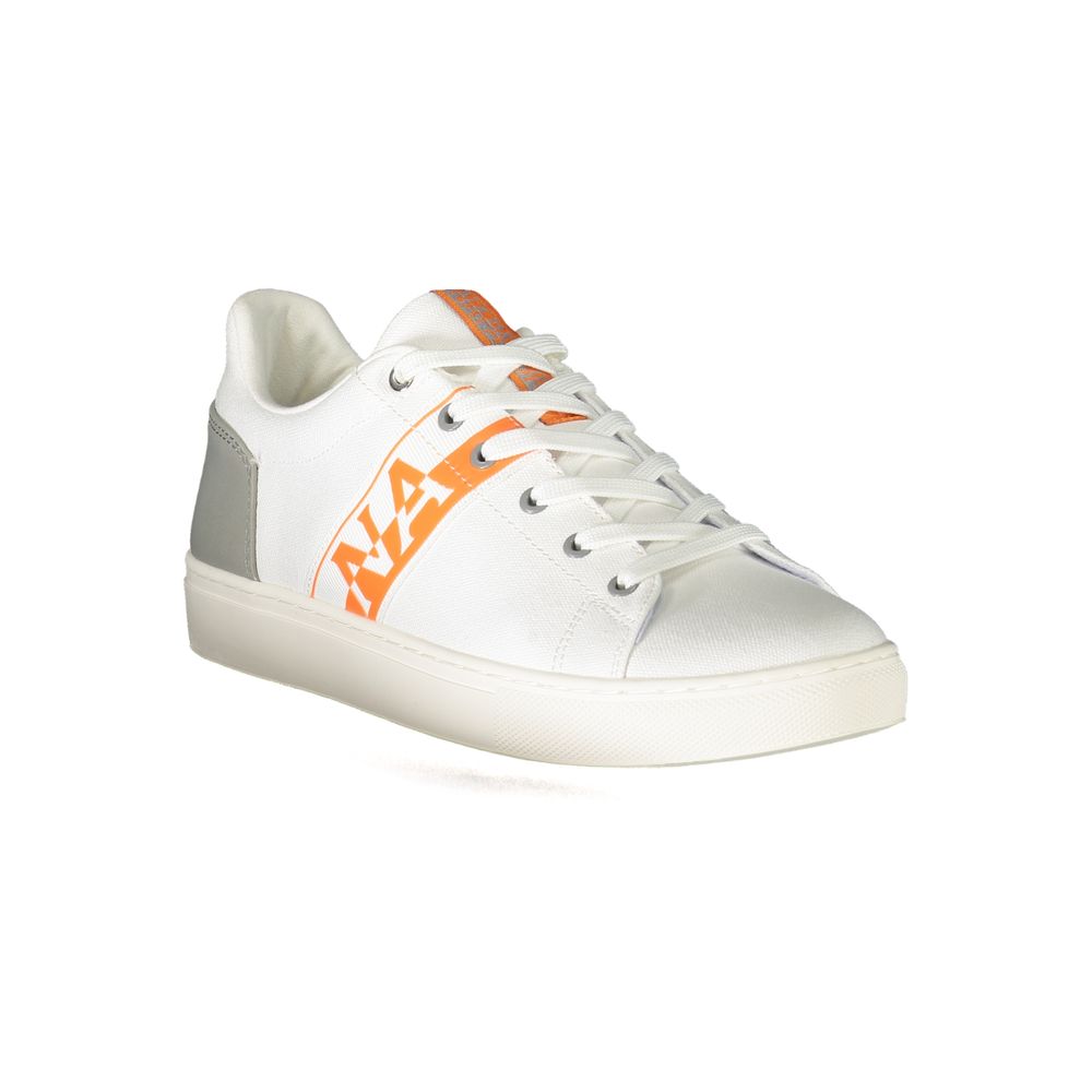 Napapijri White Polyester Sneaker Napapijri Antique White