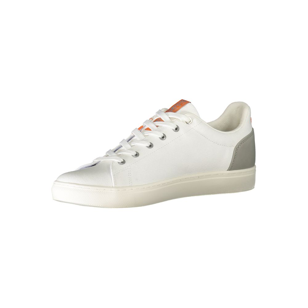 Napapijri White Polyester Sneaker Napapijri Light Gray