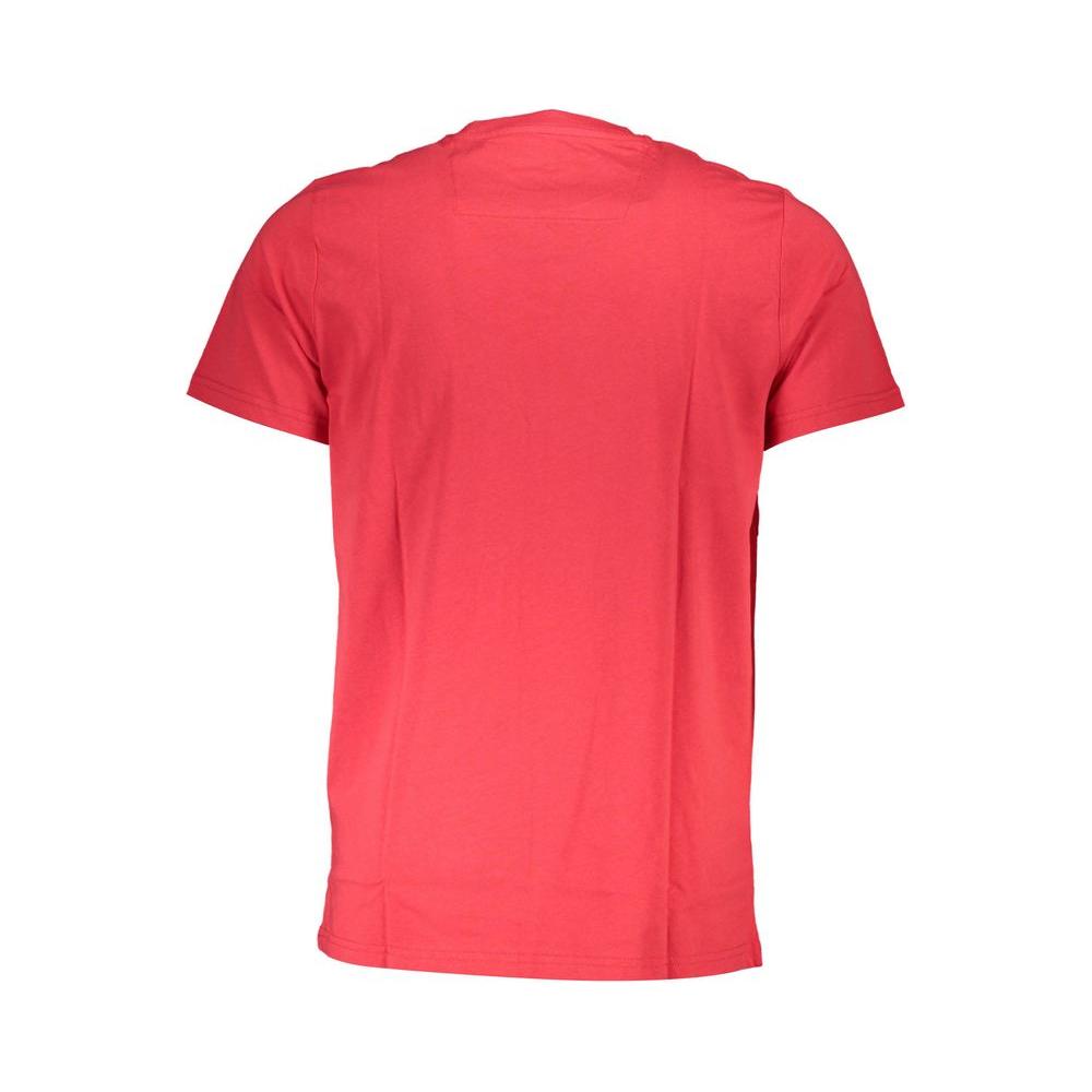 Cavalli Class Red Cotton T-Shirt Cavalli Class Tomato