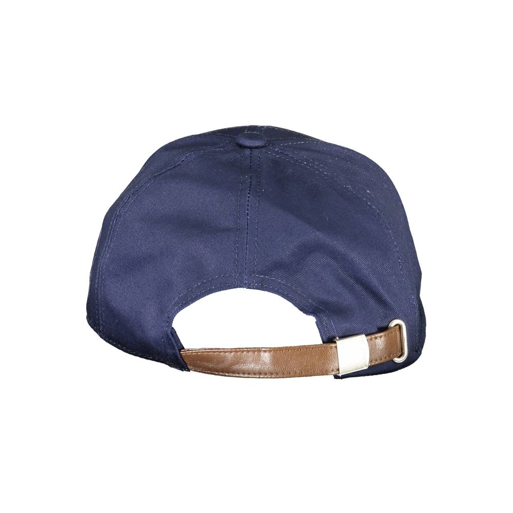 La Martina Blue Cotton Men Cap La Martina Dark Slate Gray
