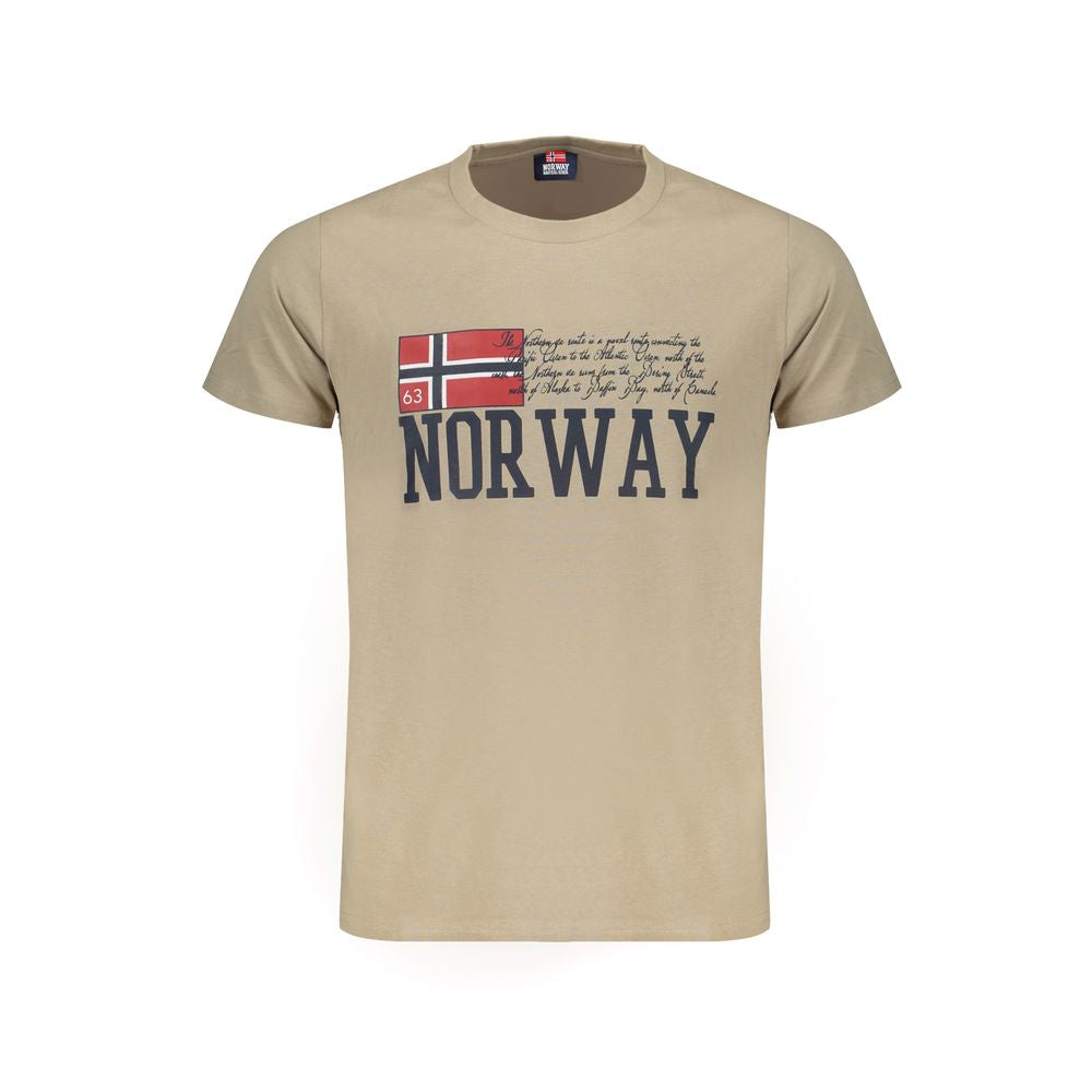 Norway 1963 Beige Cotton T-Shirt Norway 1963 Tan