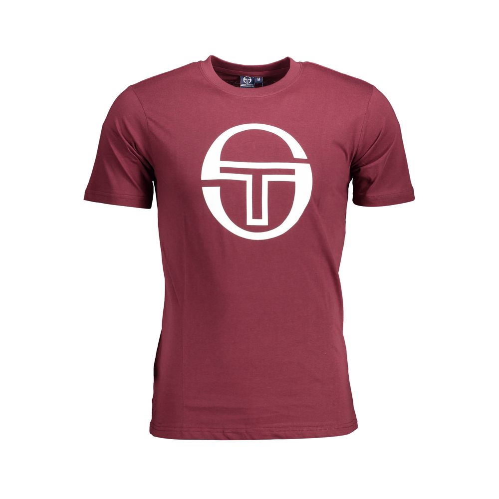 Sergio Tacchini Purple Cotton T-Shirt Sergio Tacchini Brown