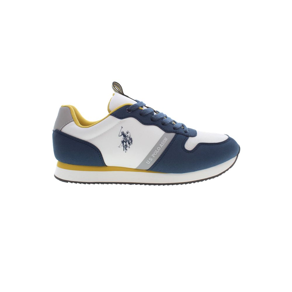 U.S. POLO ASSN. Blue Polyester Men Sneaker U.S. POLO ASSN. Dark Slate Gray
