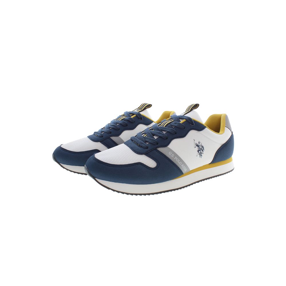 U.S. POLO ASSN. Blue Polyester Men Sneaker U.S. POLO ASSN. Dark Slate Gray