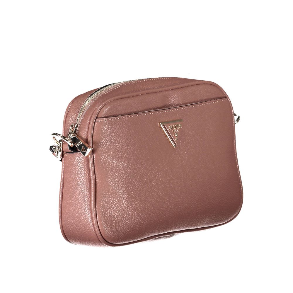 Guess Jeans Pink Polyethylene Handbag Guess Jeans Dim Gray