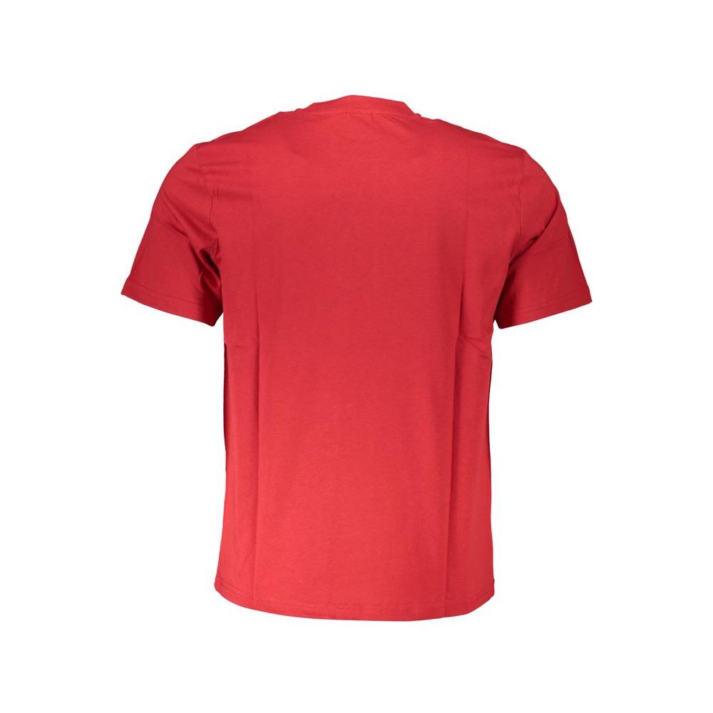 North Sails Red Cotton T-Shirt North Sails Firebrick
