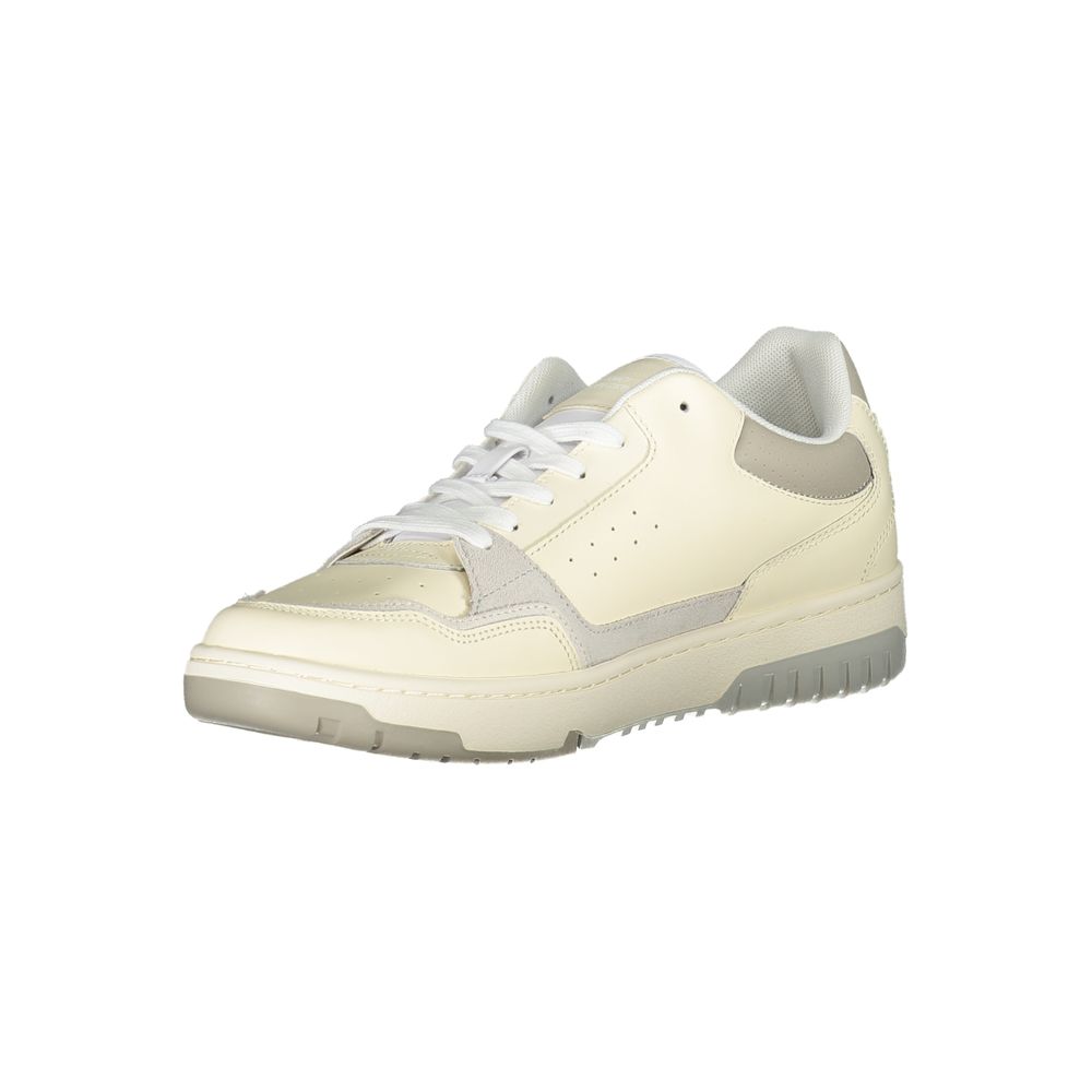 Tommy Hilfiger Beige Sports Sneakers with Unique Embroidery Tommy Hilfiger Light Gray