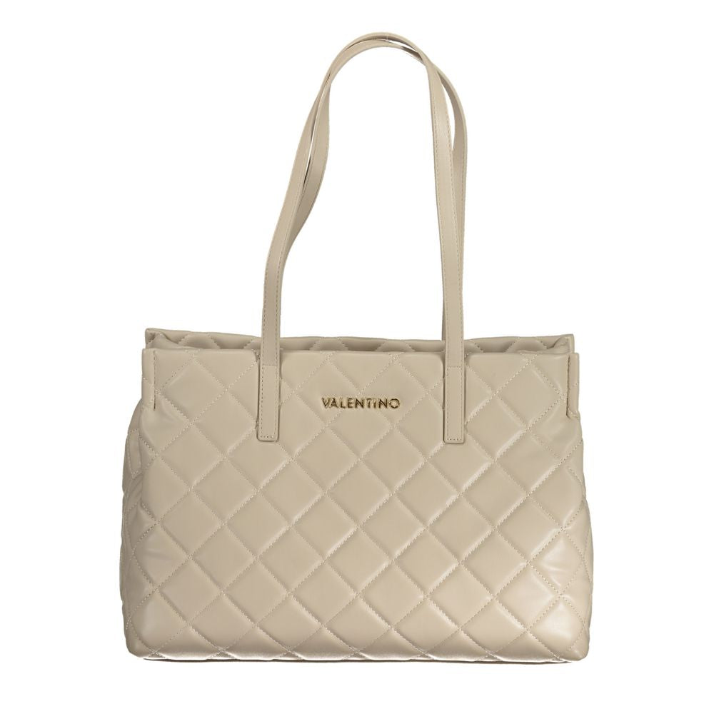 Valentino Bags Beige Polyethylene Handbag Valentino Bags Tan