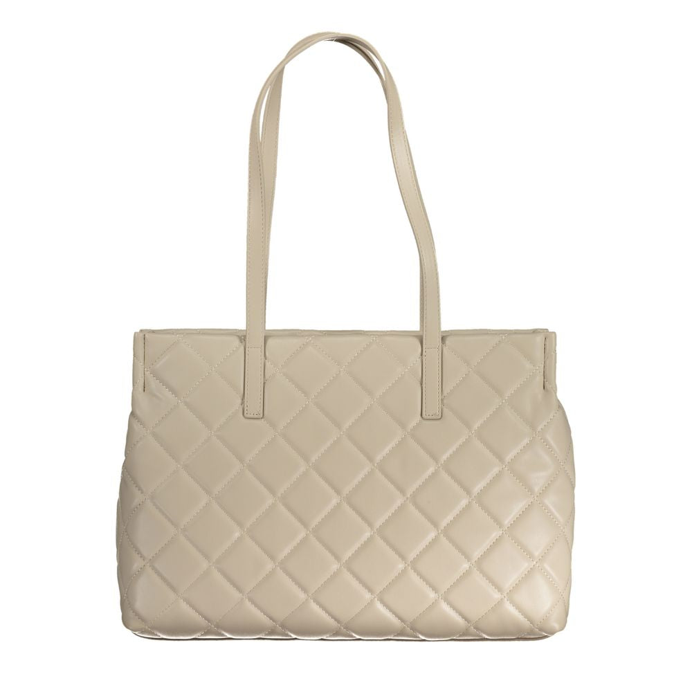 Valentino Bags Beige Polyethylene Handbag Valentino Bags Tan