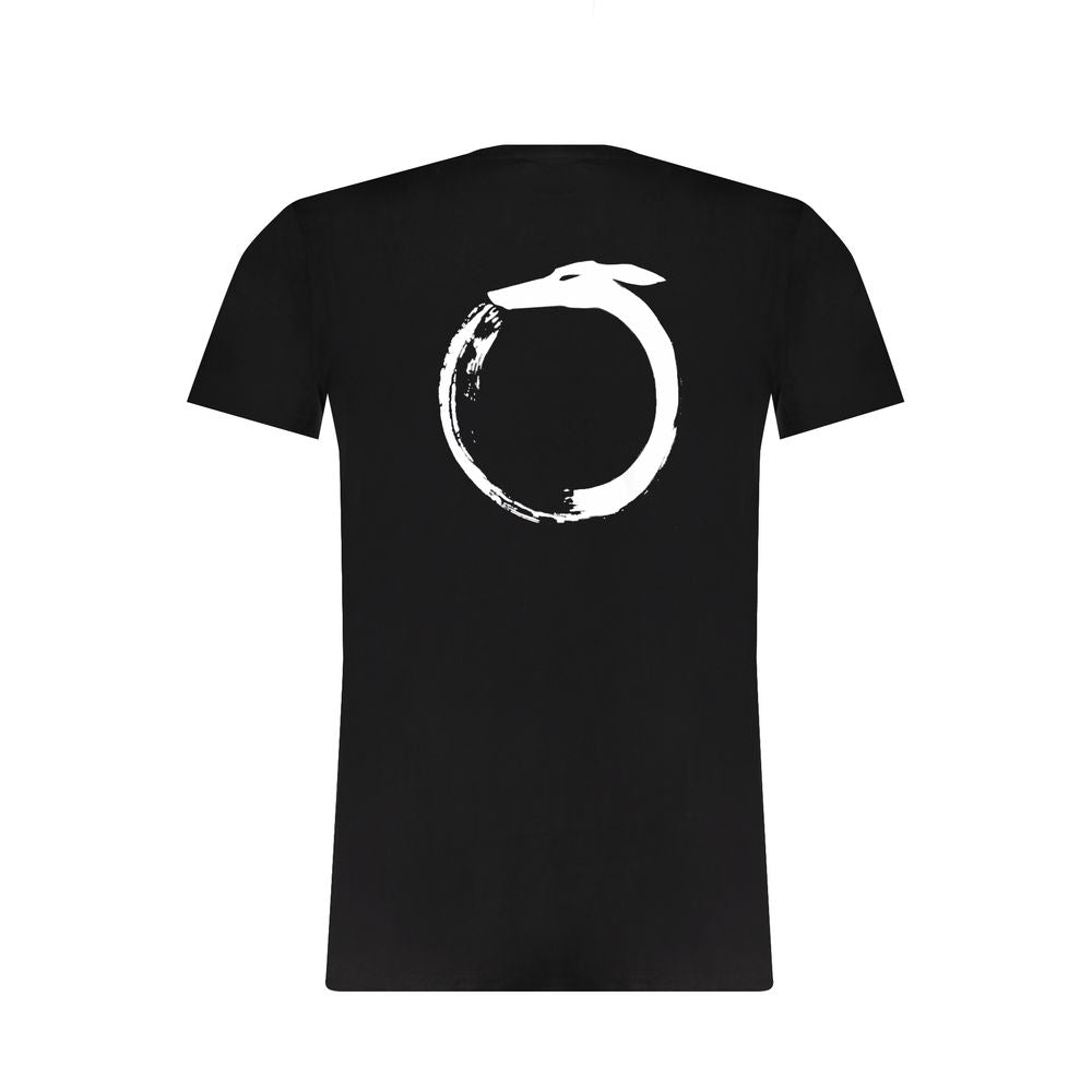 Trussardi Black Cotton T-Shirt Trussardi Black
