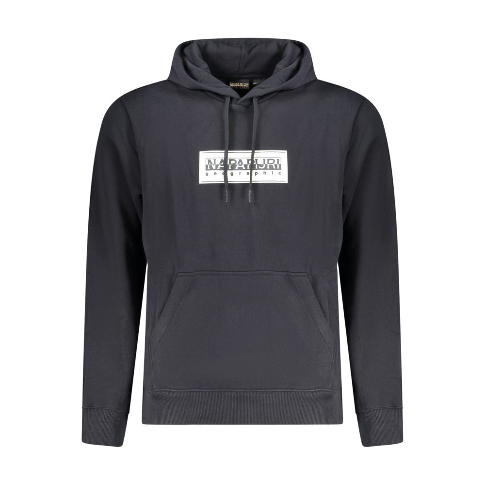 Napapijri Black Cotton Sweater Napapijri Dark Slate Gray