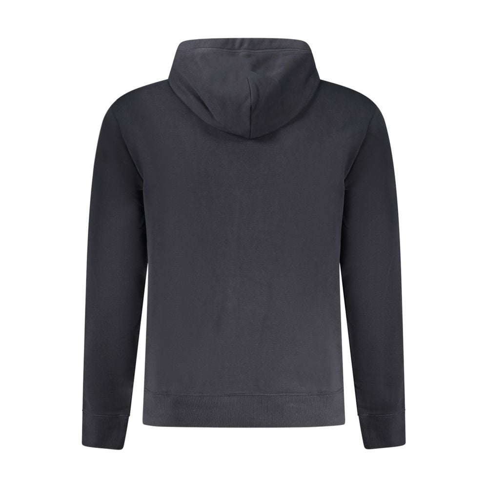 Napapijri Black Cotton Sweater Napapijri Dark Slate Gray