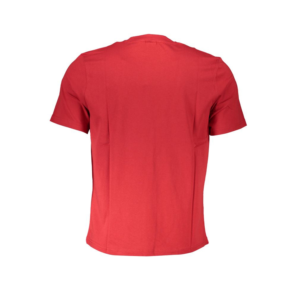 North Sails Red Cotton T-Shirt North Sails Firebrick